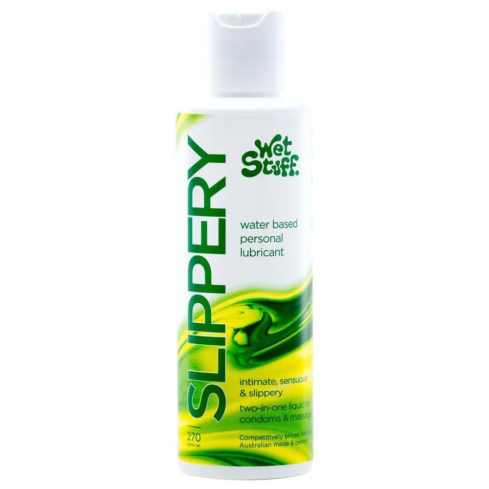 Wet Stuff Slippery 270g Disc - Water Based Lubricant - 270 gram Bottle Wet Stuff Discreet Intimate Essentials.