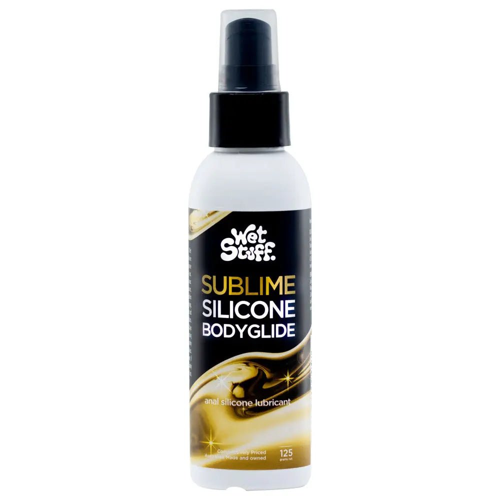 Shop affordable quality Wet Stuff Sublime - 125g Pump Top - Anal Silicone Lubricant - 125 gram Pump Bottle - Discreet Intimate Essentials - LUBES-LOCAL - Wet Stuff