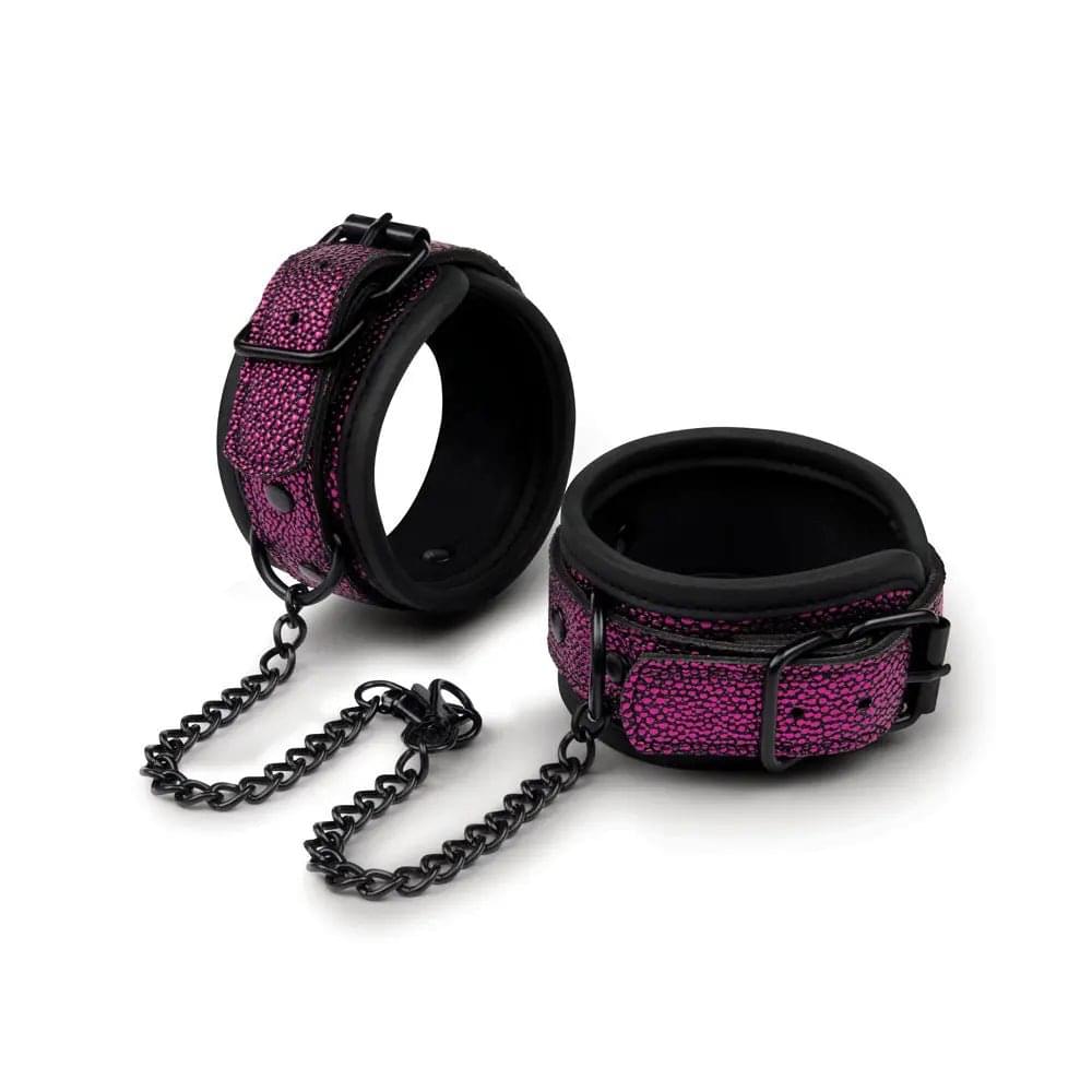 WhipSmart Dragons Lair Deluxe Wrist & Ankle Cuffs - /Black Restraints WhipSmart Discreet Intimate Essentials.