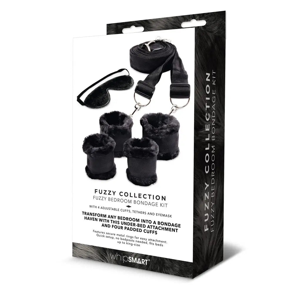 Shop affordable quality WhipSmart Fuzzy Bedroom Bondage Kit - Under The Bed Restraint Set - Discreet Intimate Essentials - BONDAGE-TOYS - WhipSmart