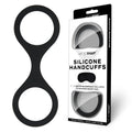 WhipSmart Silicone Handcuffs -  -  Restraint with Bonus Blindfold WhipSmart Discreet Intimate Essentials.
