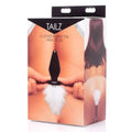 White Fluffer Bunny Tail Glass Anal Plug Tailz Discreet Intimate Essentials.