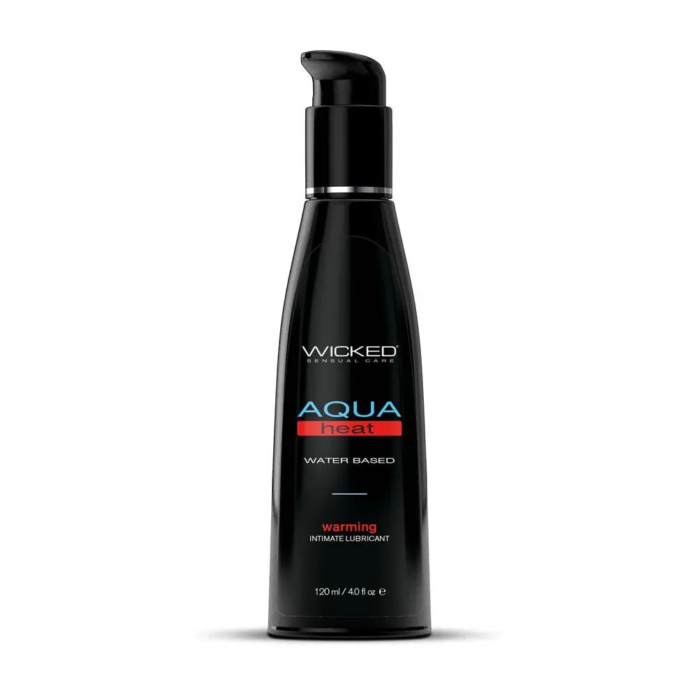 Shop affordable quality Wicked Aqua Heat - Warming Water Based Lubricant - 120 ml (4 oz) Bottle - Discreet Intimate Essentials - LOTIONS & LUBES - Wicked
