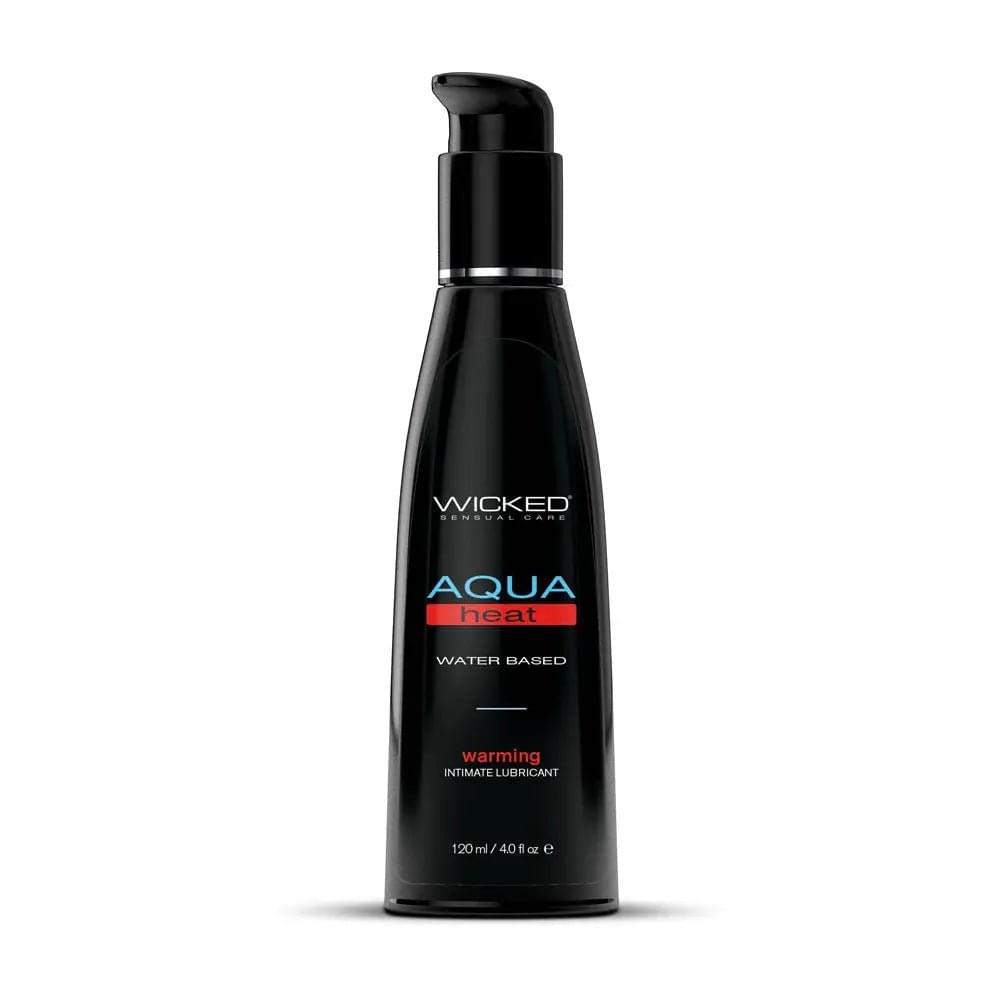 Wicked Aqua Heat - Warming Water Based Lubricant - 120 ml (4 oz) Bottle Wicked Discreet Intimate Essentials.