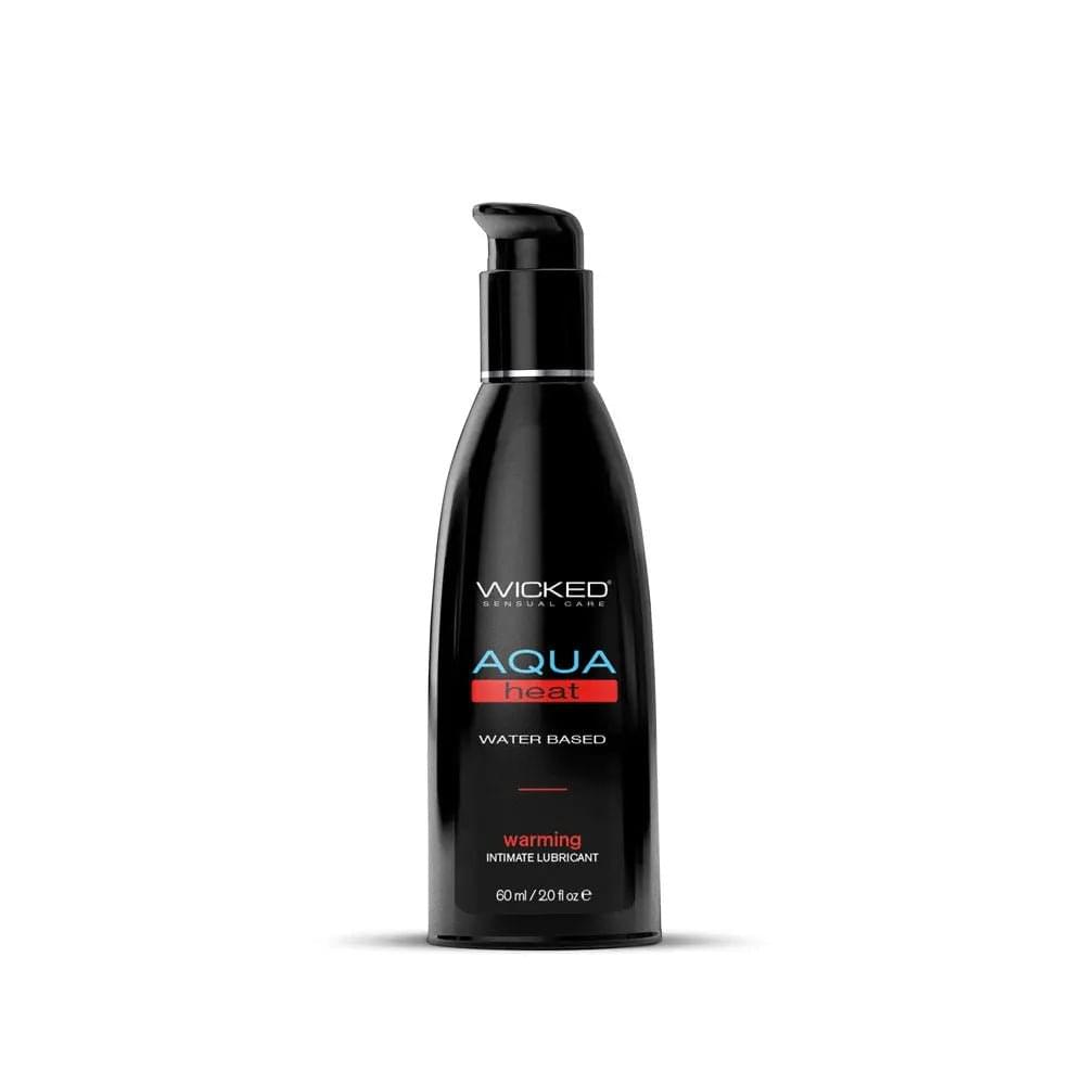 Wicked Aqua Heat - Warming Water Based Lubricant - 60 ml (2 oz) Bottle Wicked Discreet Intimate Essentials.