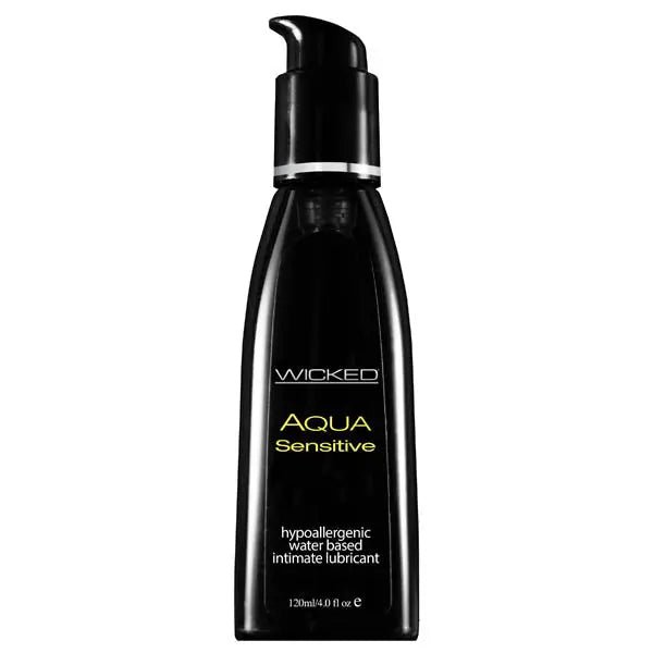 Shop affordable quality Wicked Aqua Sensitive - Water Based Lubricant - 120 ml (4 oz) Bottle - Discreet Intimate Essentials - LOTIONS & LUBES - Wicked