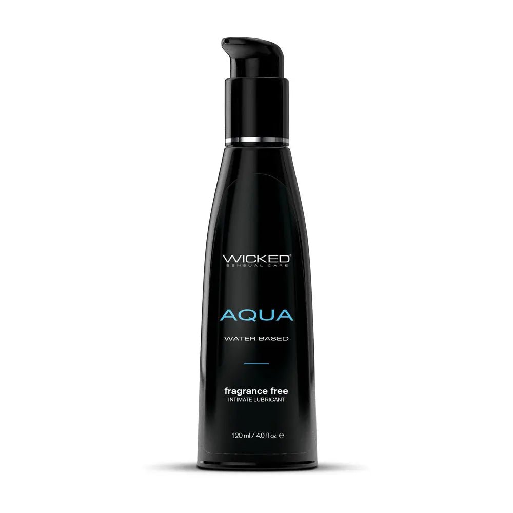 Shop affordable quality Wicked Aqua - Water Based Lubricant - 120 ml (4 oz) Bottle - Discreet Intimate Essentials - LOTIONS & LUBES - Wicked