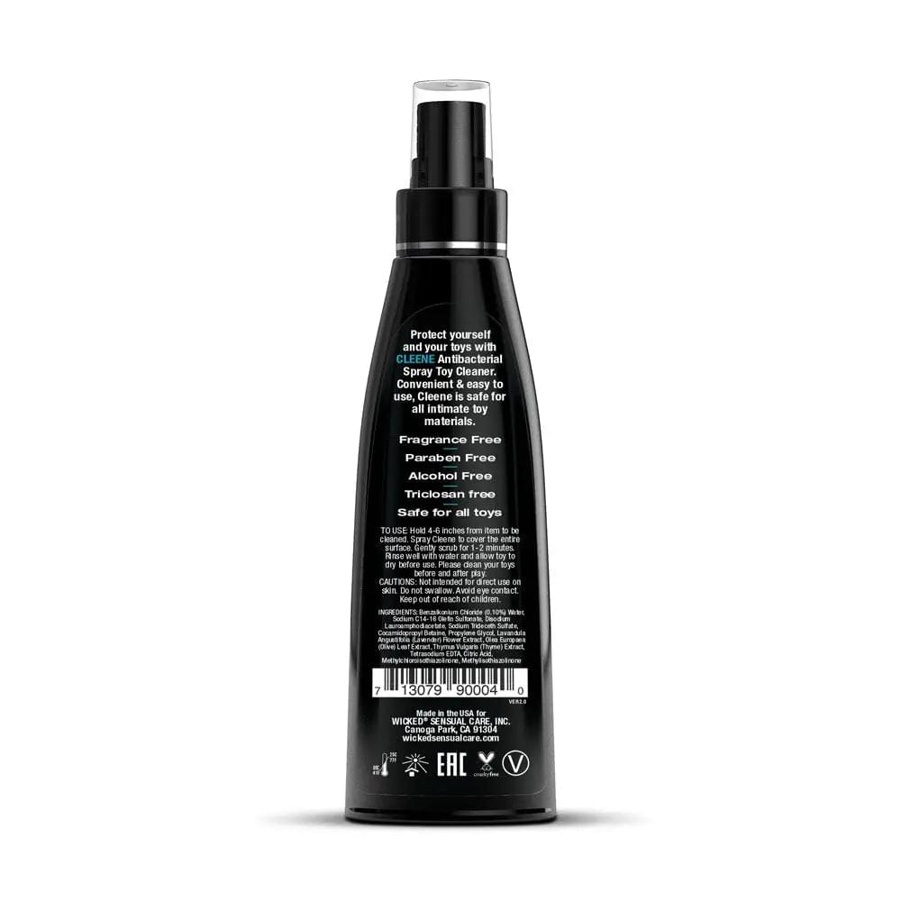 Wicked Cleene - Unscented Antibacterial Toy Cleaner - 120 ml Bottle Wicked Discreet Intimate Essentials.