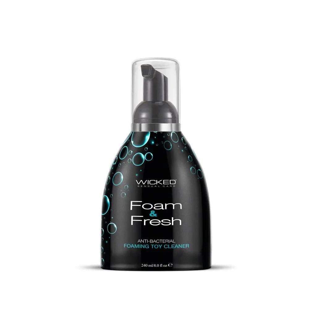 Wicked Foam 'n Fresh - Antibacterial Foaming Toy Cleaner - 240 ml (8 oz) Bottle Wicked Discreet Intimate Essentials.