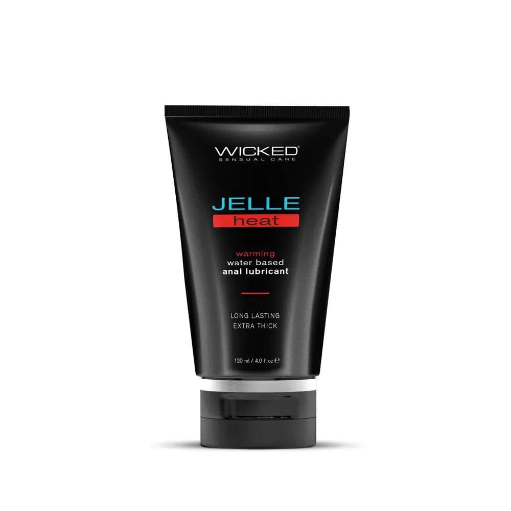 Wicked Jelle Heat - Warming Water Based Anal Lubricant - 120 ml (4 oz) Bottle Wicked Discreet Intimate Essentials.