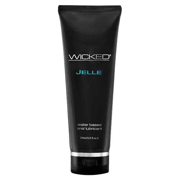 Shop affordable quality Wicked Jelle - Water Based Anal Lubricant - 240 ml (8 oz) Bottle - Discreet Intimate Essentials - LOTIONS & LUBES - Wicked