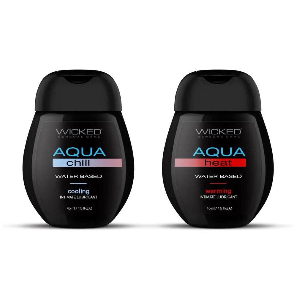 Shop affordable quality Wicked Sensation Kit - Warming & Cooling Water Based Lubricants - 2 Pack of 45 ml Bottles - Discreet Intimate Essentials - LOTIONS & LUBES - Wicked