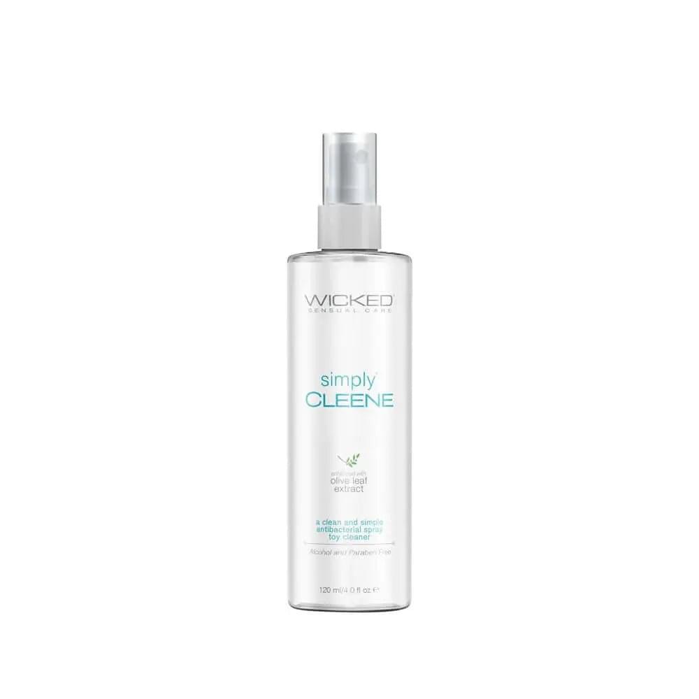 Wicked Simply Cleene - Unscented Antibacterial Toy Cleaner - 120 ml (4 oz) Bottle Wicked Discreet Intimate Essentials.