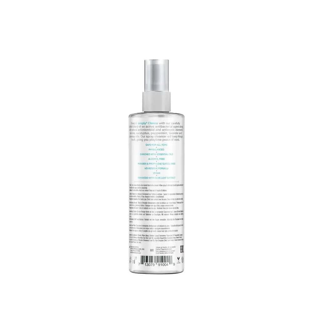 Wicked Simply Cleene - Unscented Antibacterial Toy Cleaner - 120 ml (4 oz) Bottle Wicked Discreet Intimate Essentials.