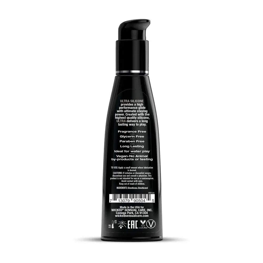 Shop affordable quality Wicked Ultra - Silicone Lubricant - 120 ml (4 oz) Bottle - Discreet Intimate Essentials - LOTIONS & LUBES - Wicked