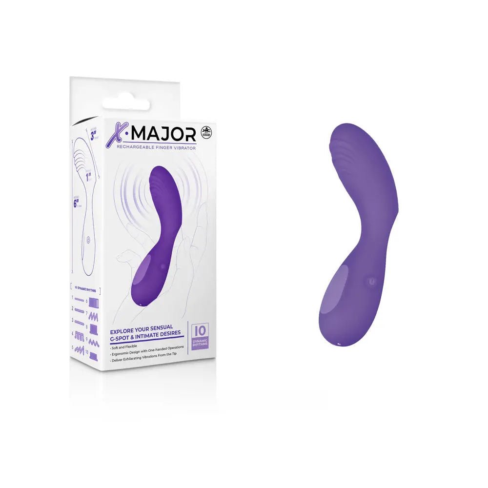 Shop affordable quality X Major Finger Vibe - USB Rechargeable Finger Stimulator - Discreet Intimate Essentials - STIMULATORS - Excellent Power