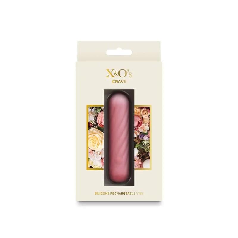 X & O's Crave - Light  - Light  10.5 cm USB Rechargeable Bullet NS Novelties Discreet Intimate Essentials.