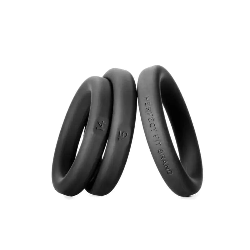 Xact-Fit Silicone Rings Medium 3 Ring Kit PerfectFit Discreet Intimate Essentials.