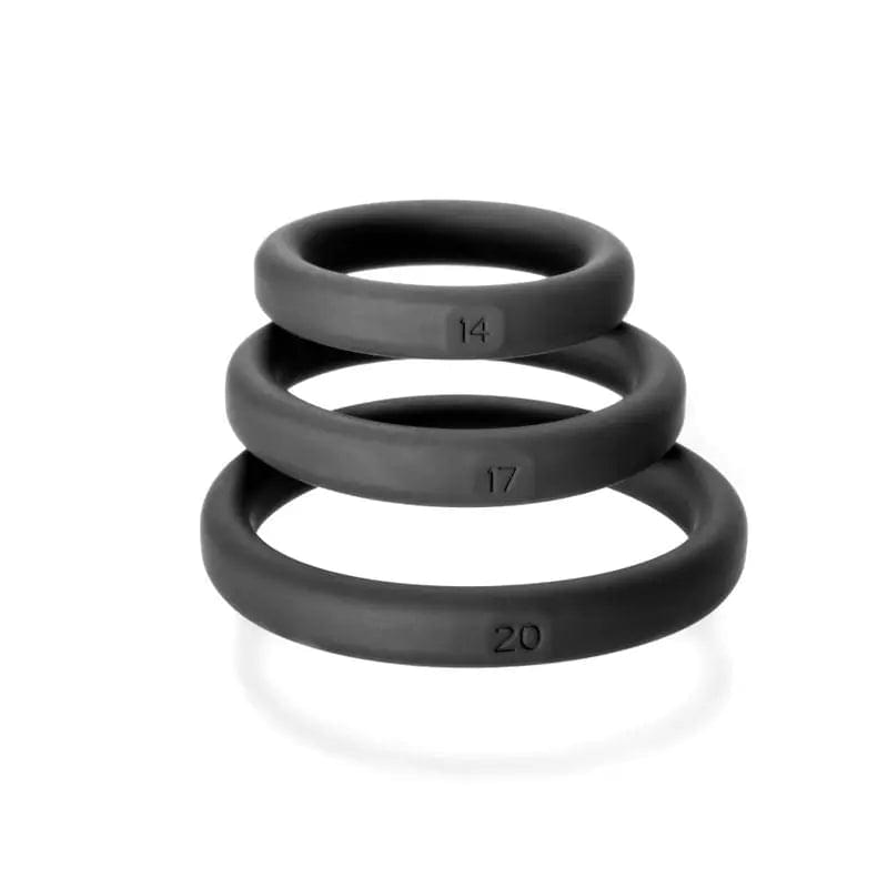 Xact-Fit Silicone Rings Mixed 3 Ring Kit PerfectFit Discreet Intimate Essentials.