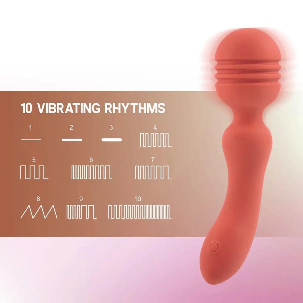 Xciter - Orange - Orange 16.5 cm USB Rechargeable Massage Wand Excellent Power Discreet Intimate Essentials.