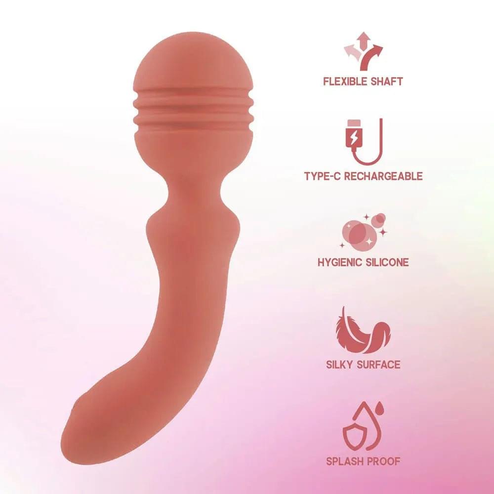 Xciter - Orange - Orange 16.5 cm USB Rechargeable Massage Wand Excellent Power Discreet Intimate Essentials.