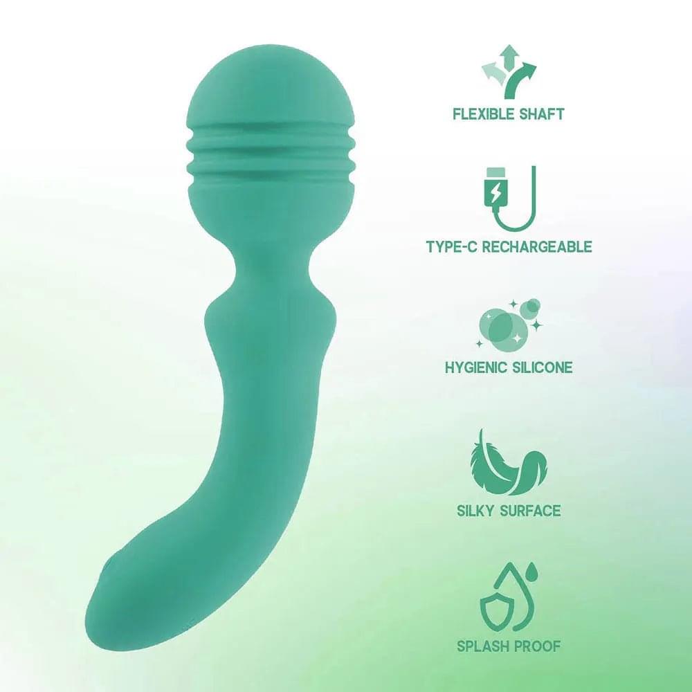Xciter - Teal - Teal 16.5 cm USB Rechargeable Massage Wand Excellent Power Discreet Intimate Essentials.
