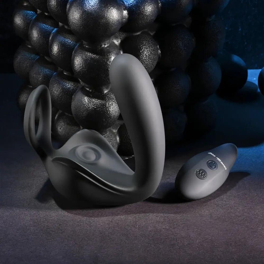 Zero Tolerance BALLIN OUT -  USB Rechargeable Prostate Massager with Cock Ring and Wireless Remote Zero Tolerance Discreet Intimate Essentials.