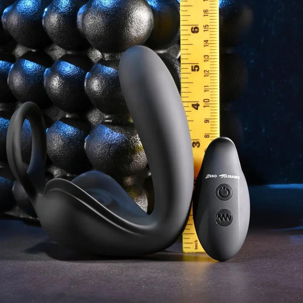 Zero Tolerance BALLIN OUT -  USB Rechargeable Prostate Massager with Cock Ring and Wireless Remote Zero Tolerance Discreet Intimate Essentials.