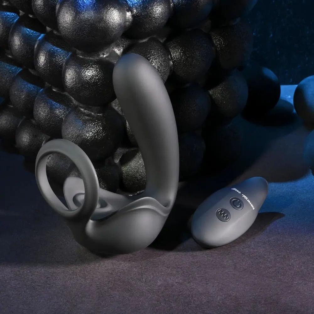Zero Tolerance BALLIN OUT -  USB Rechargeable Prostate Massager with Cock Ring and Wireless Remote Zero Tolerance Discreet Intimate Essentials.