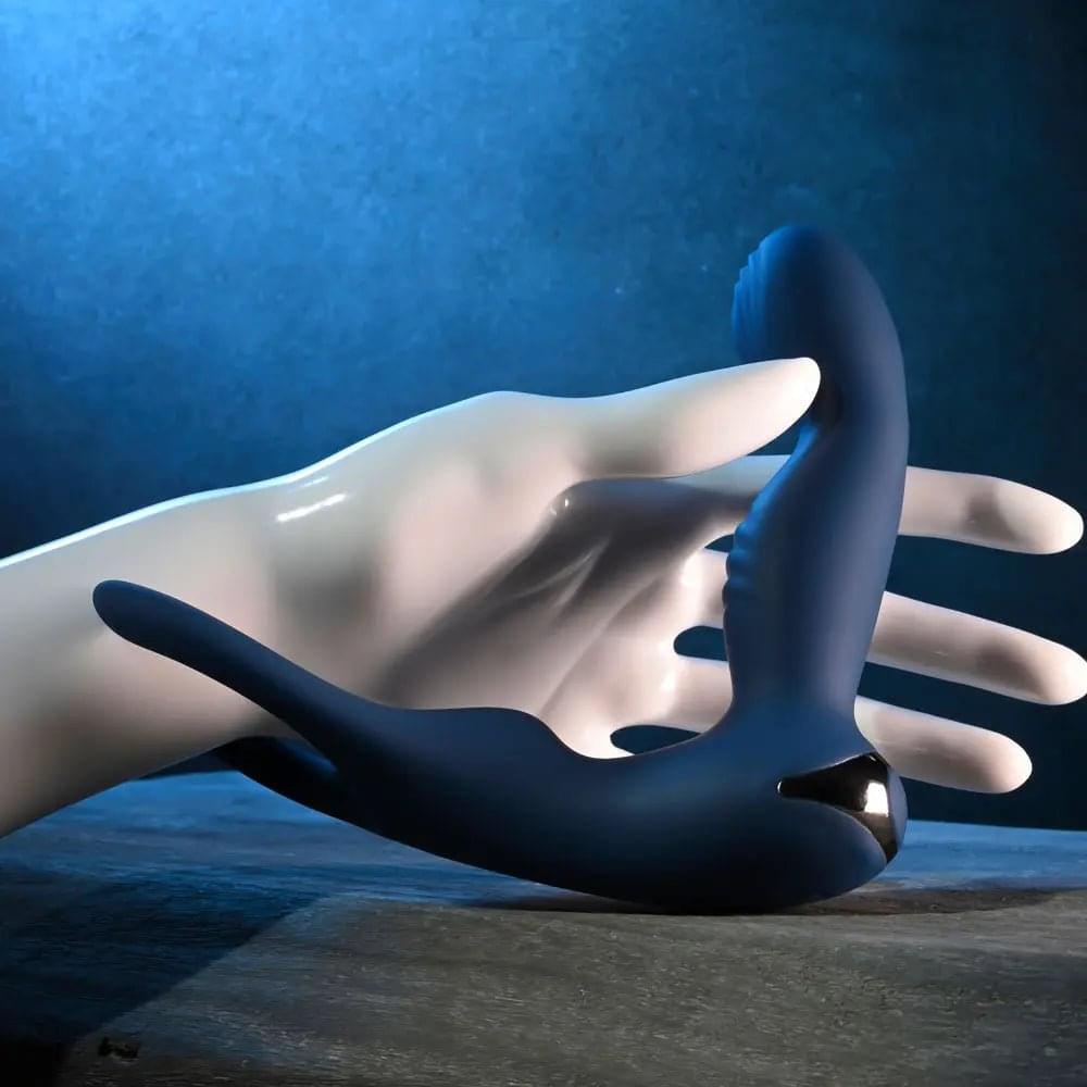 Zero Tolerance BY ALL MEANS -  13.4 cm USB Rechargeable Prostate Massager with Cock Ring Zero Tolerance Discreet Intimate Essentials.