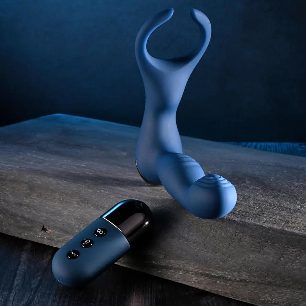 Zero Tolerance BY ALL MEANS -  13.4 cm USB Rechargeable Prostate Massager with Cock Ring Zero Tolerance Discreet Intimate Essentials.