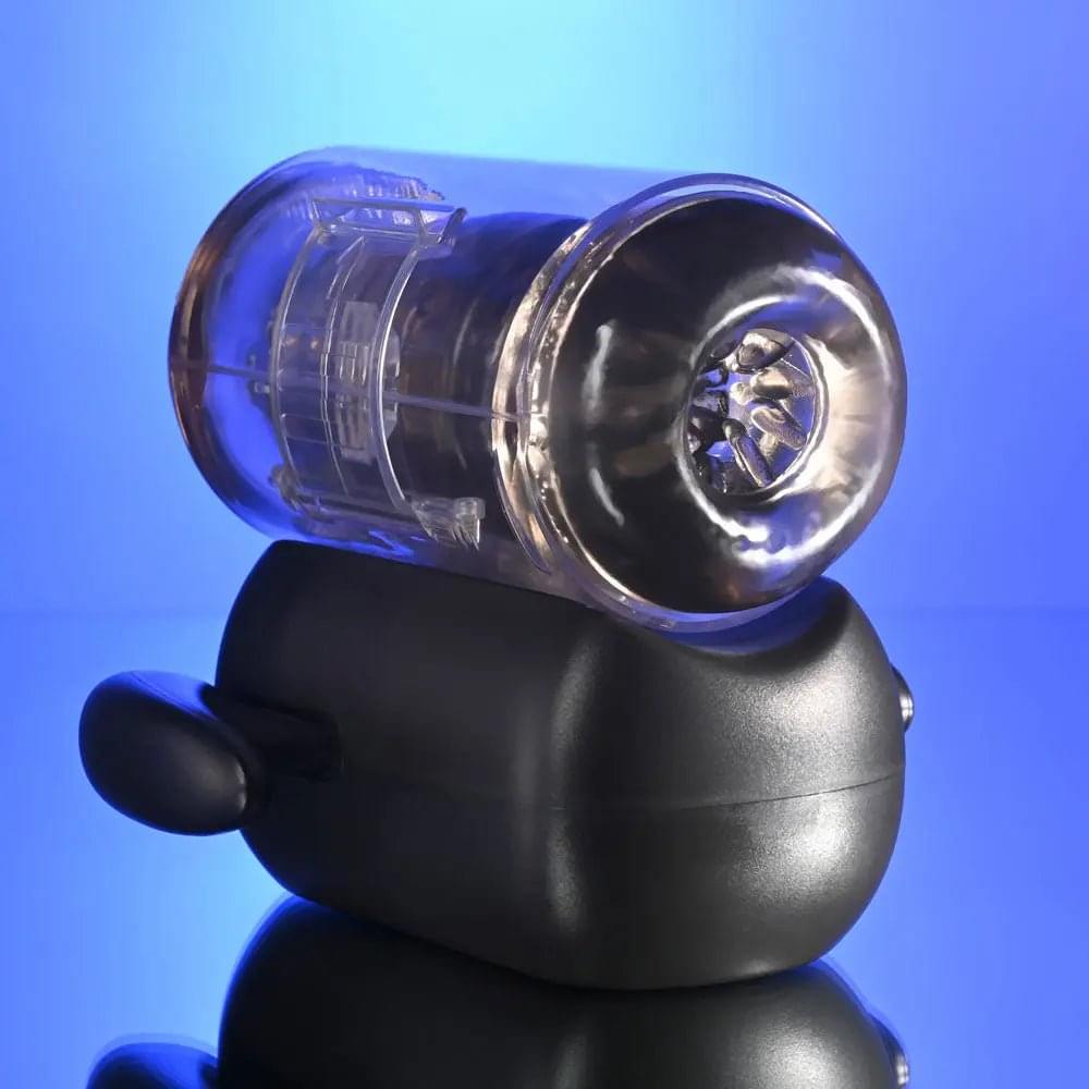 Zero Tolerance HOLD ME TIGHT -  USB Rechargeable Vibrating Auto Stroker with Phone Holder Zero Tolerance Discreet Intimate Essentials.