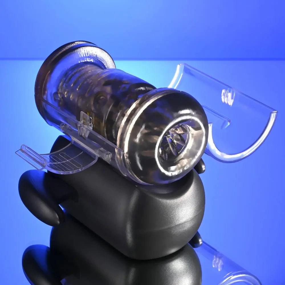 Zero Tolerance HOLD ME TIGHT -  USB Rechargeable Vibrating Auto Stroker with Phone Holder Zero Tolerance Discreet Intimate Essentials.