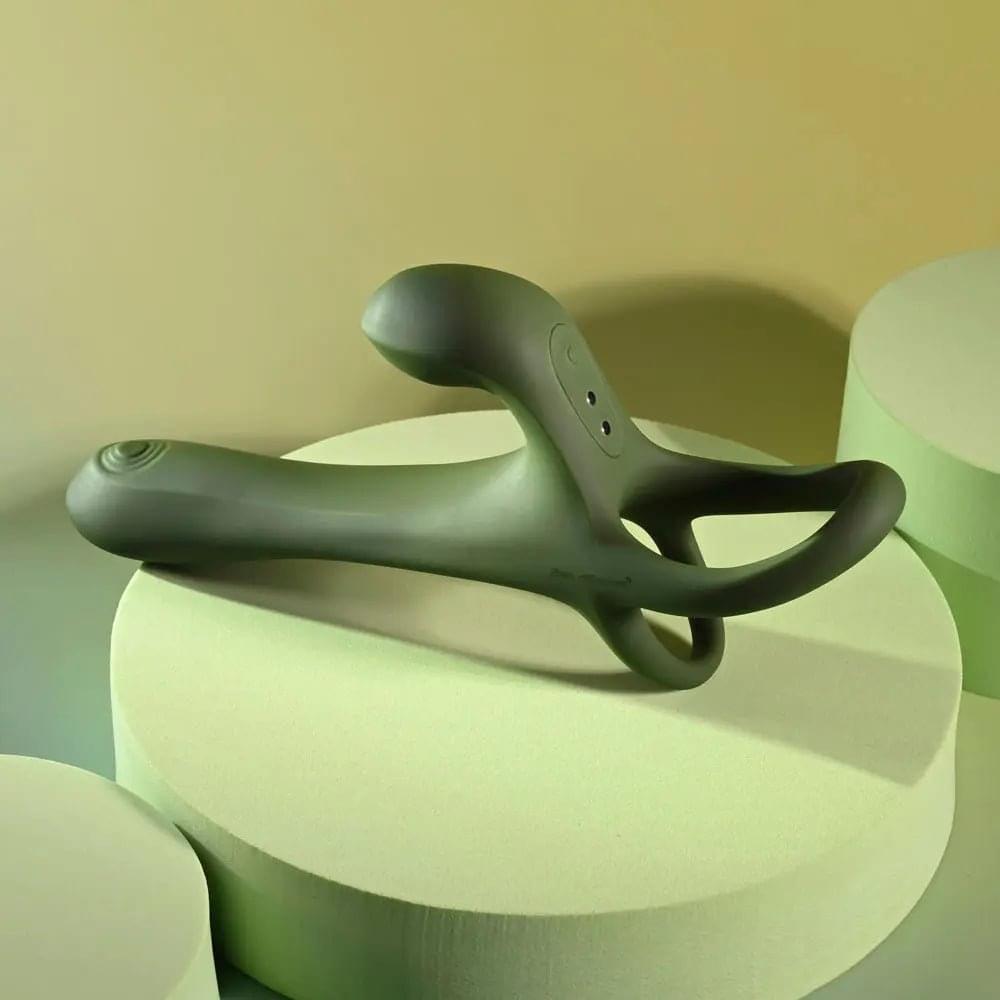 Zero Tolerance STRAP, TAP & GO -  USB Rechargeable Vibrating & Tapping Penis Sleeve with Wireless Remote Zero Tolerance Discreet Intimate Essentials.