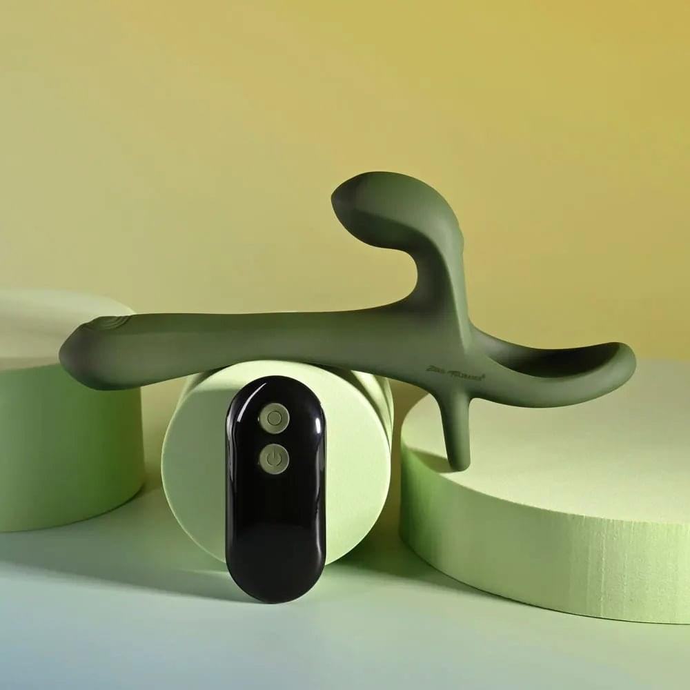 Zero Tolerance STRAP, TAP & GO -  USB Rechargeable Vibrating & Tapping Penis Sleeve with Wireless Remote Zero Tolerance Discreet Intimate Essentials.