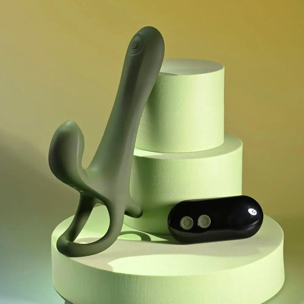 Zero Tolerance STRAP, TAP & GO -  USB Rechargeable Vibrating & Tapping Penis Sleeve with Wireless Remote Zero Tolerance Discreet Intimate Essentials.