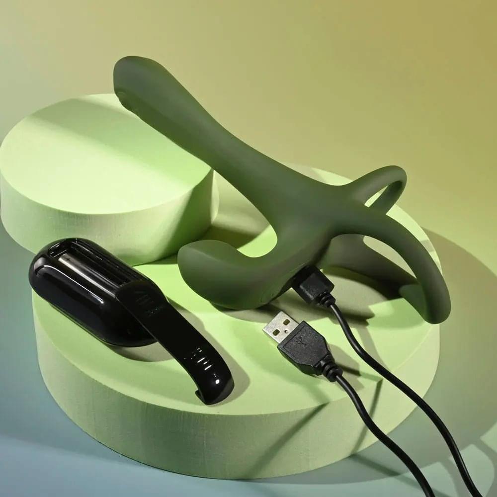 Zero Tolerance STRAP, TAP & GO -  USB Rechargeable Vibrating & Tapping Penis Sleeve with Wireless Remote Zero Tolerance Discreet Intimate Essentials.