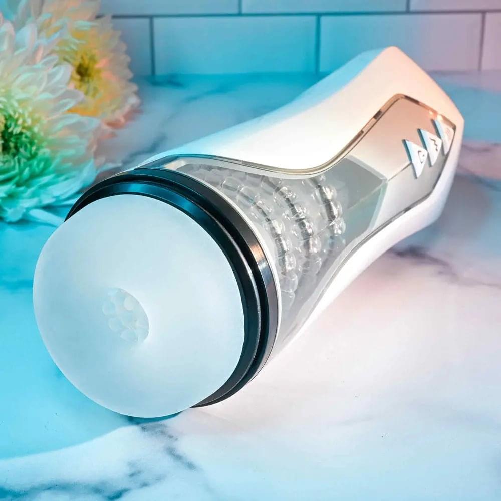 Zero Tolerance STROKING BUDDY -  USB Rechargeable Vibrating & Thrusting Stroker Zero Tolerance Discreet Intimate Essentials.