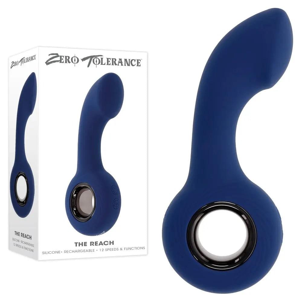 Zero Tolerance THE REACH -  13.8 cm USB Rechargeable Vibrating Anal Plug Zero Tolerance Discreet Intimate Essentials.