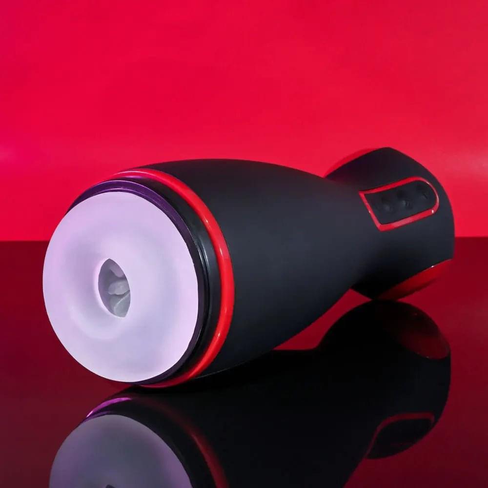 Zero Tolerance TIGHT SQUEEZE - USB Rechargeable Vibrating, Squeezing & Talking Stroker Zero Tolerance Discreet Intimate Essentials.