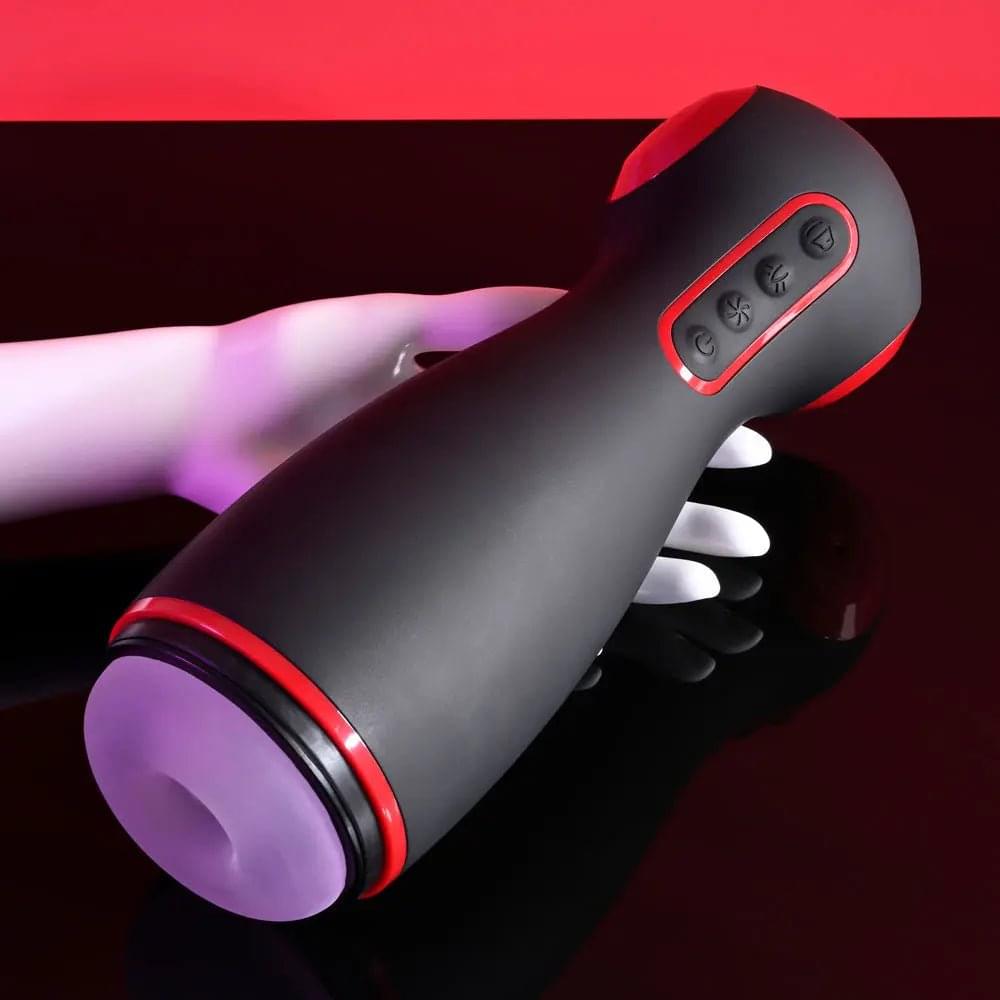 Zero Tolerance TIGHT SQUEEZE - USB Rechargeable Vibrating, Squeezing & Talking Stroker Zero Tolerance Discreet Intimate Essentials.