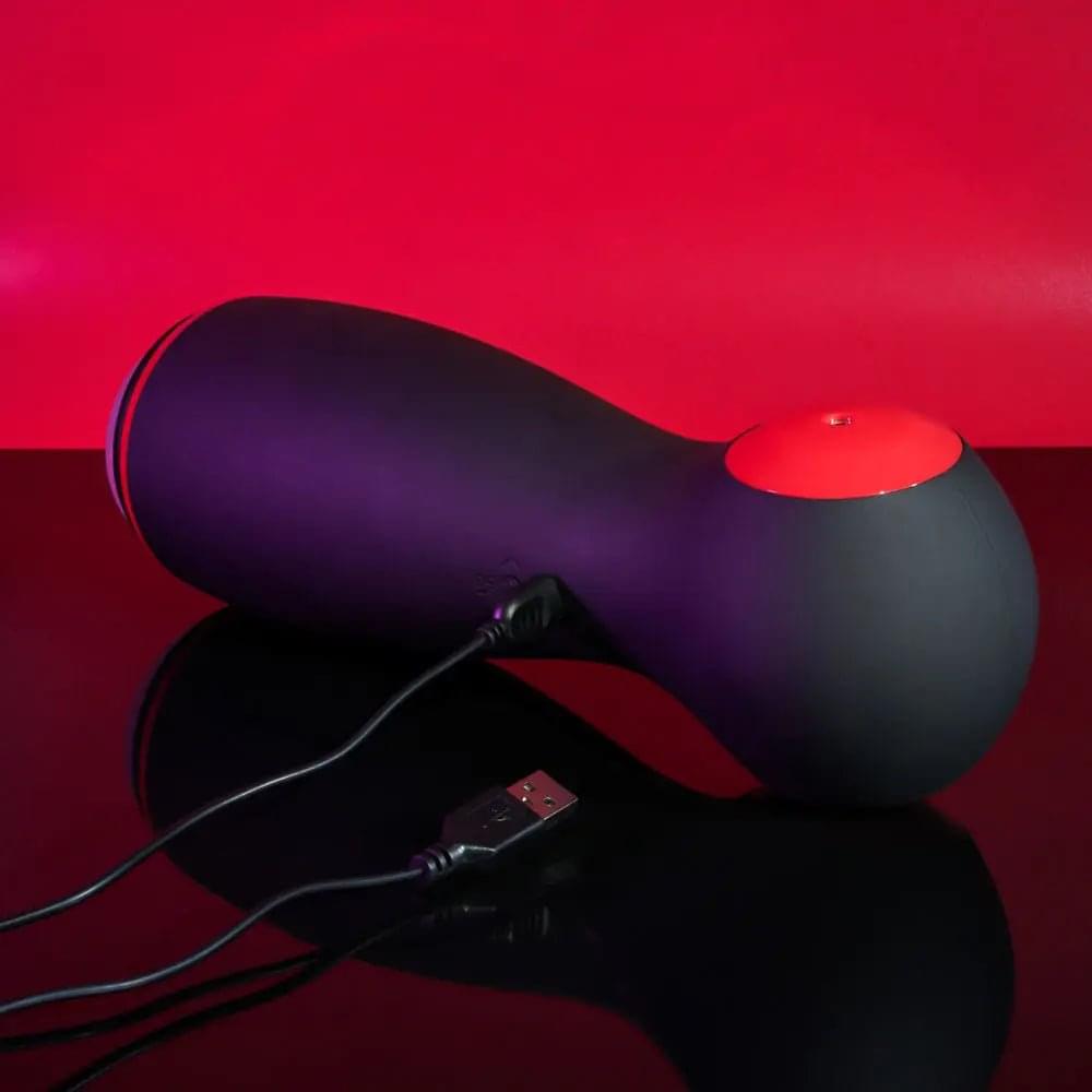 Zero Tolerance TIGHT SQUEEZE - USB Rechargeable Vibrating, Squeezing & Talking Stroker Zero Tolerance Discreet Intimate Essentials.