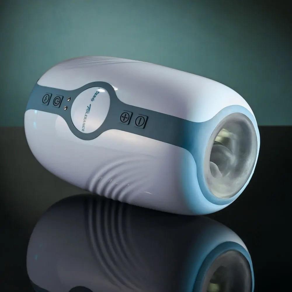 Zero Tolerance TOUCHDOWN -  15 cm USB Rechargeable Vibrating & Tightening Stroker Zero Tolerance Discreet Intimate Essentials.