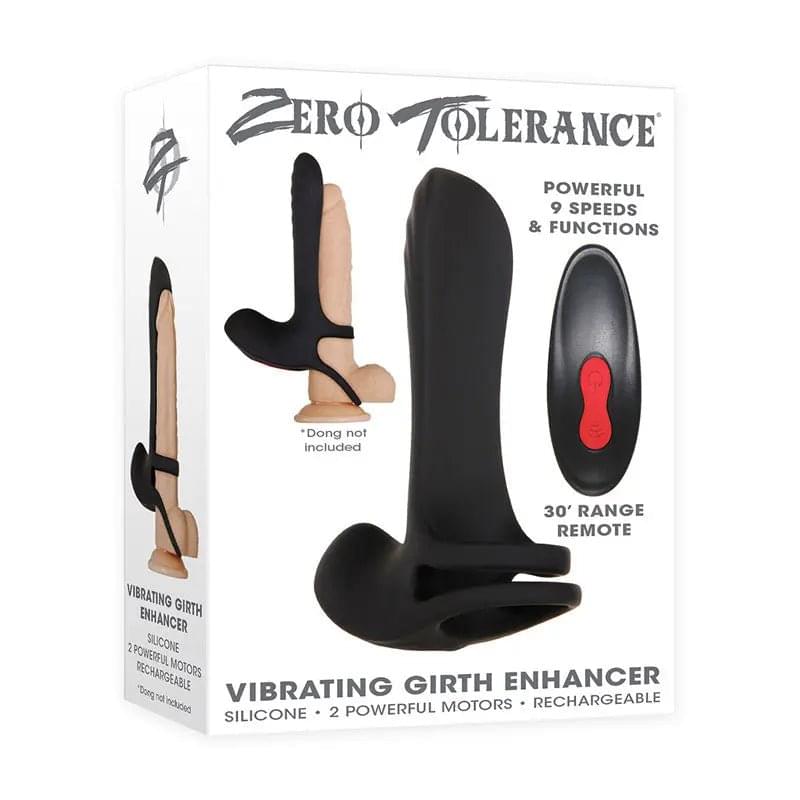 Zero Tolerance Vibrating Girth Enhancer -  USB Rechargeable Sleeve with Wireless Remote Zero Tolerance Discreet Intimate Essentials.