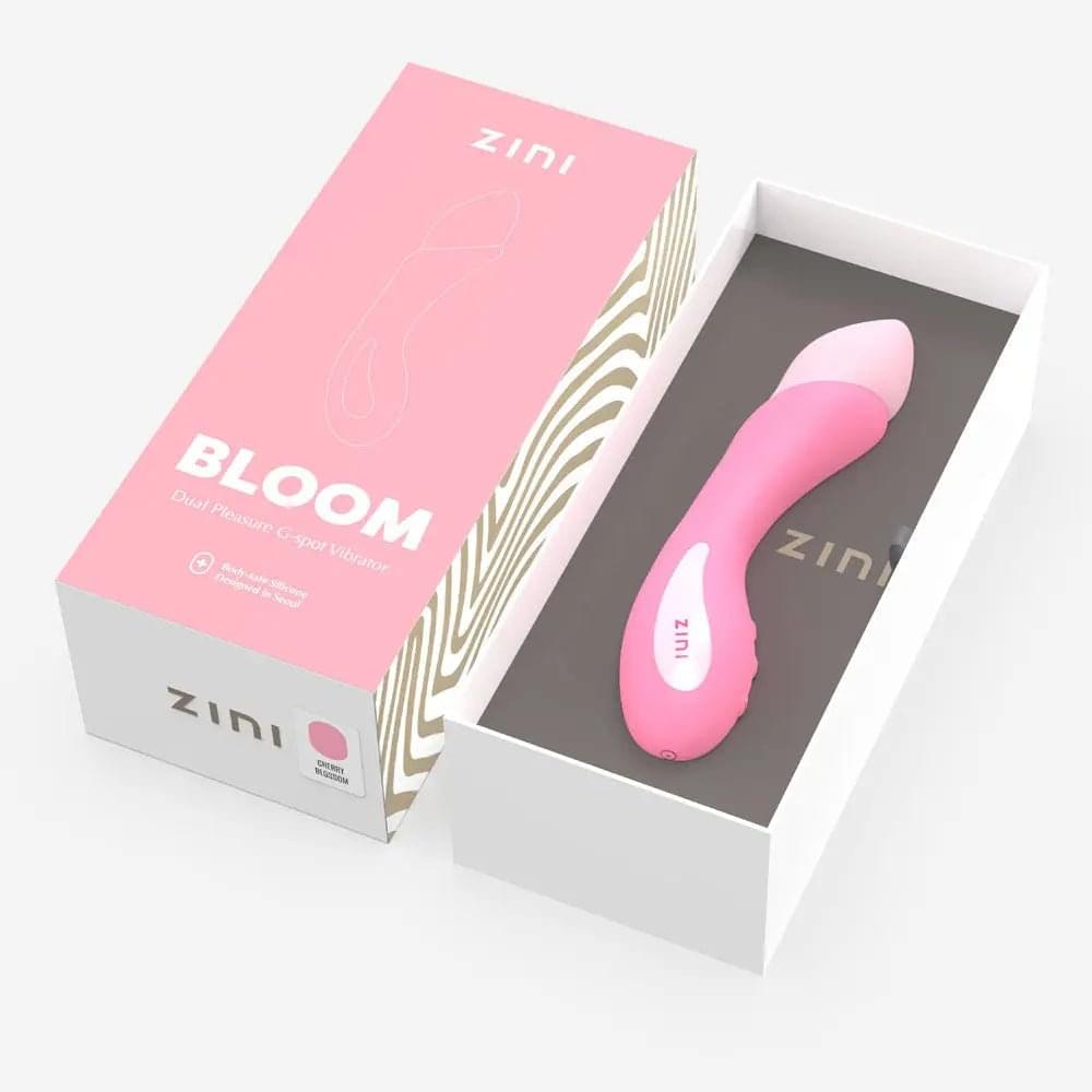 Zini Bloom - Cherry Blossom 18.2 cm USB Rechargeable Vibrator Zini Discreet Intimate Essentials.
