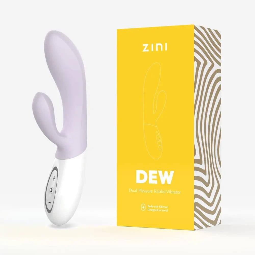 Zini Dew -  Hydrangea 20 cm USB Rechargeable Rabbit Vibrator Zini Discreet Intimate Essentials.