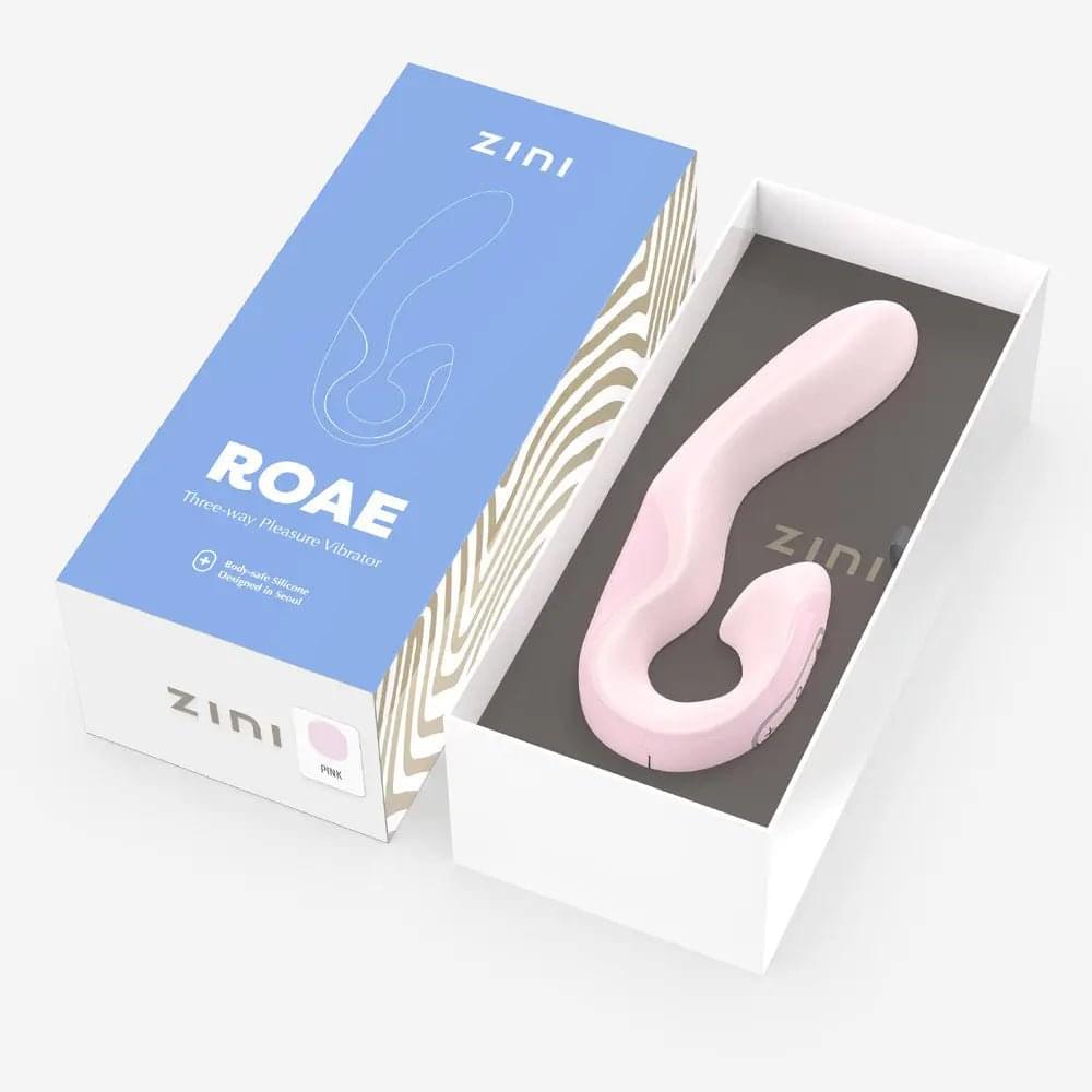 Zini Roae -  -  19.5 cm USB Rechargeable Vibrator Zini Discreet Intimate Essentials.