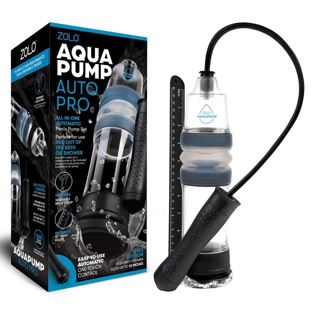 Zolo Aquapump Auto Pro -  Auto Water Penis Pump Zolo Discreet Intimate Essentials.