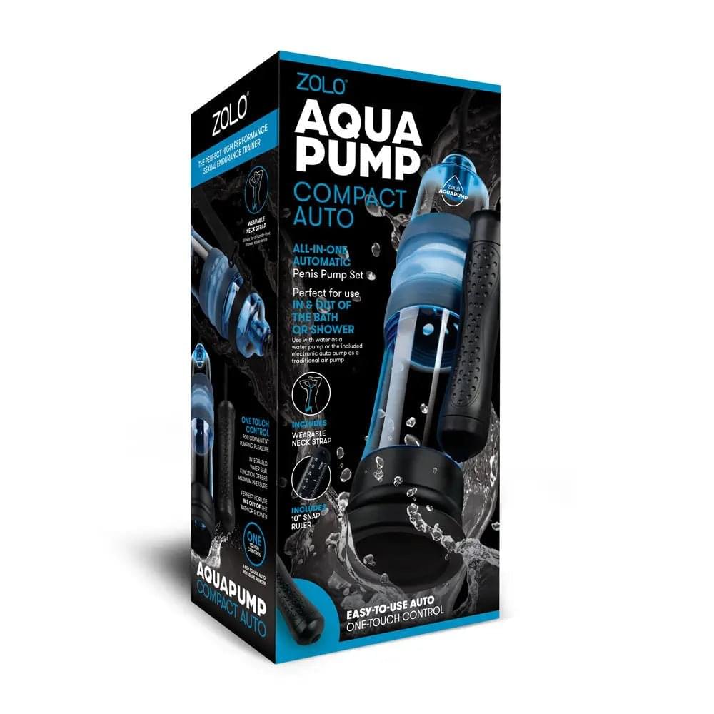 Zolo Aquapump Compact Auto -  Auto Water Penis Pump Zolo Discreet Intimate Essentials.