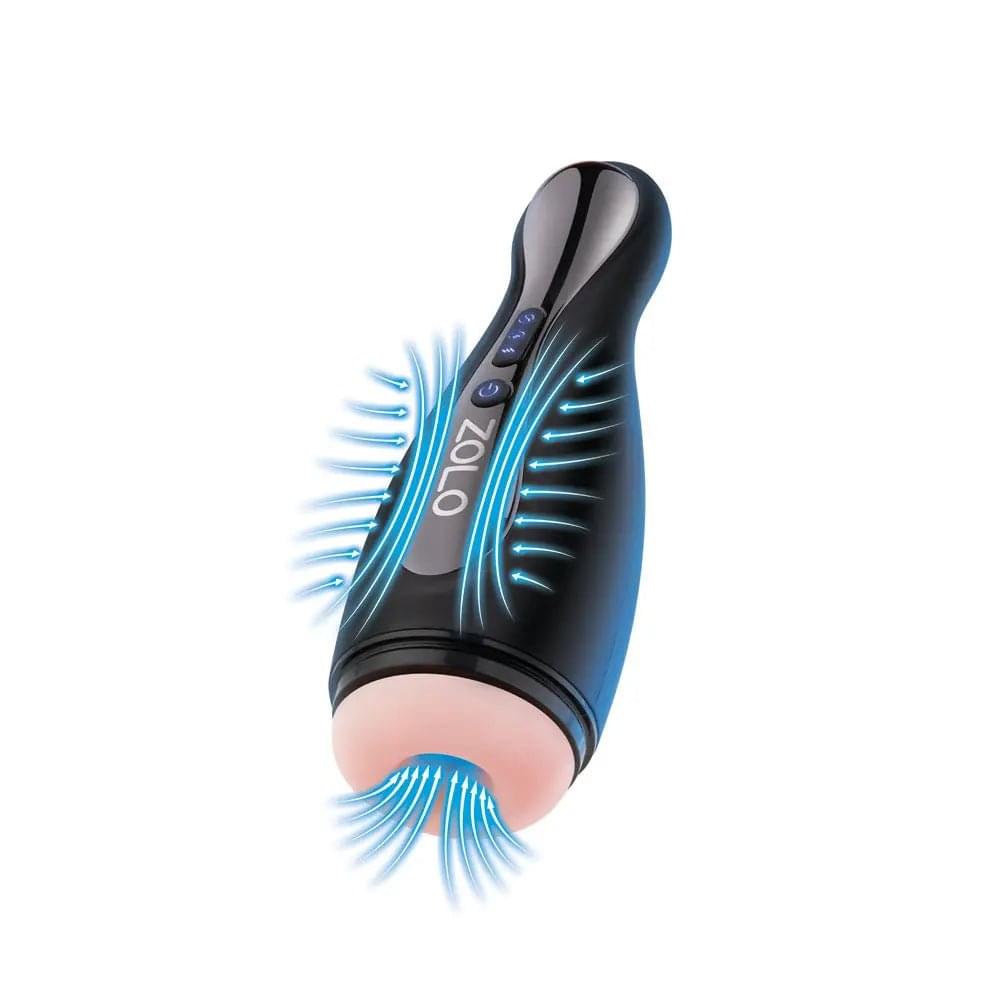 Zolo Blowpin -  USB Rechargeable Auto Sucking and Vibrating Masturbator Zolo Discreet Intimate Essentials.